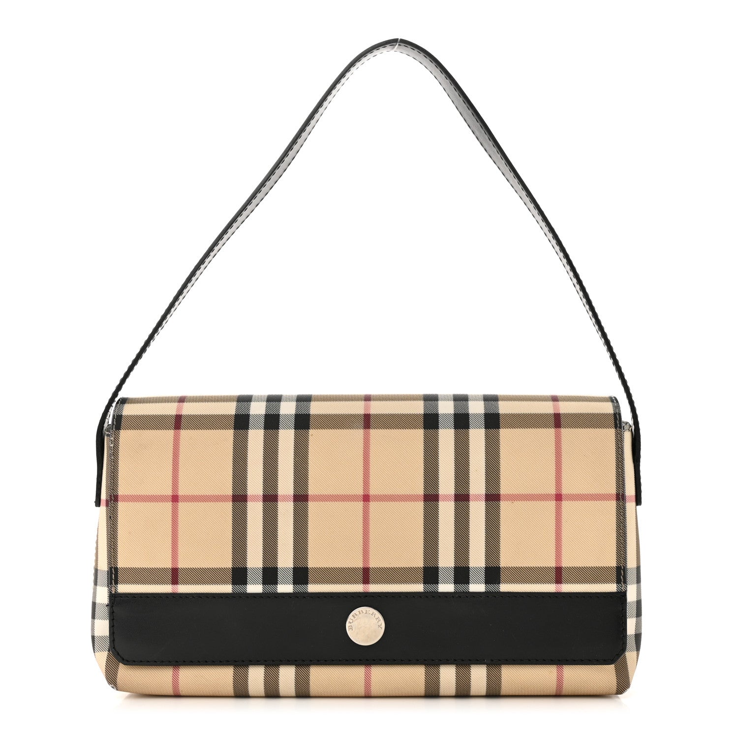 Burberry House Check Flap Shoulder Bag Black 1 of 14