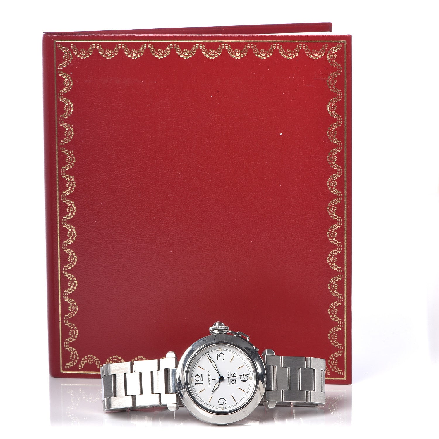 Cartier Stainless Steel 35mm Pasha C Big Date Automatic Watch 7 of 7