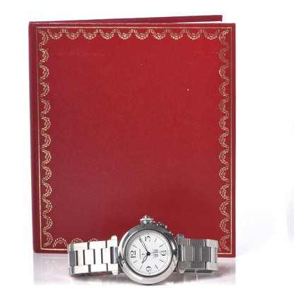 Cartier Stainless Steel 35mm Pasha C Big Date Automatic Watch 7 of 7