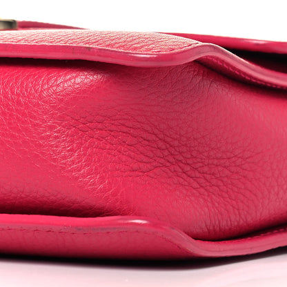 Jimmy Choo Grainy Pebbled Calfskin Rebel Crossbody Bag Pink 8 of 9