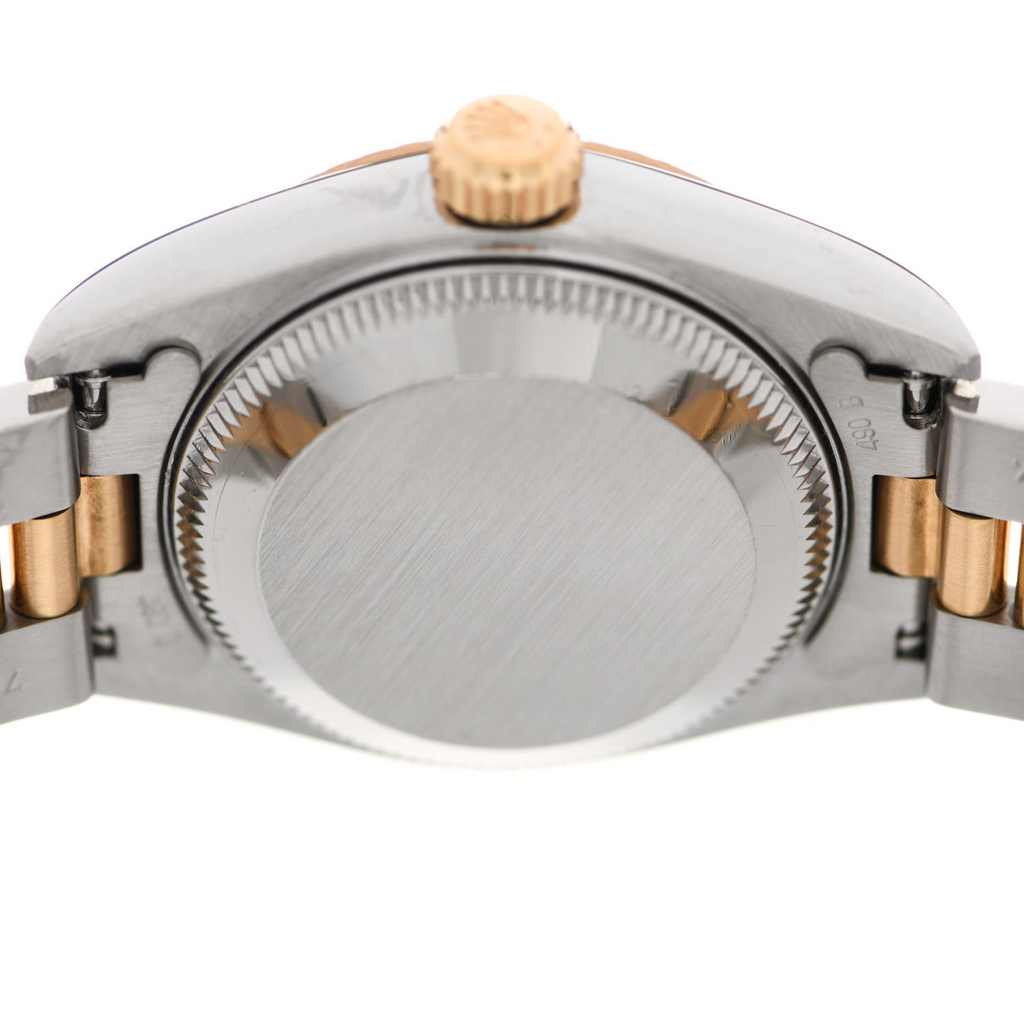Stainless Steel 18K Yellow Gold Mother of Pearl 26mm Oyster Perpetual Datejust Watch 69173