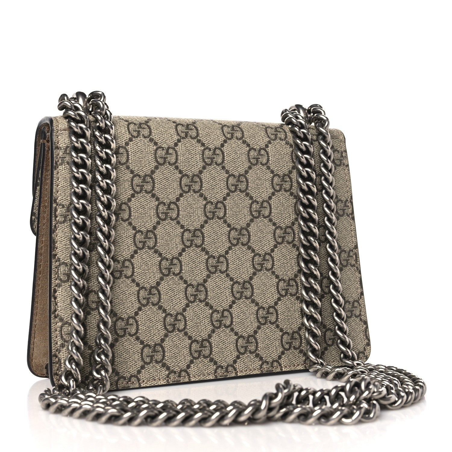 Gucci GG Supreme Monogram Mini Dionysus Shoulder Bag Taupe 3 of 12