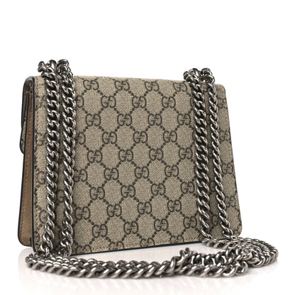 Gucci GG Supreme Monogram Mini Dionysus Shoulder Bag Taupe 3 of 12
