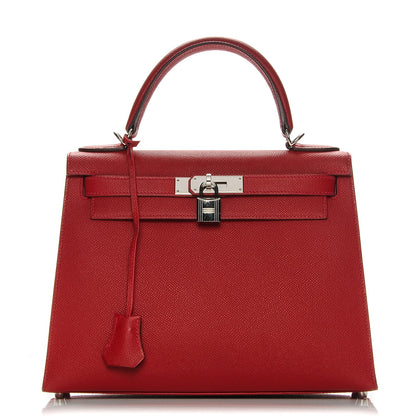 Hermes Epsom Kelly Sellier 28 Rouge Casaque 1 of 11