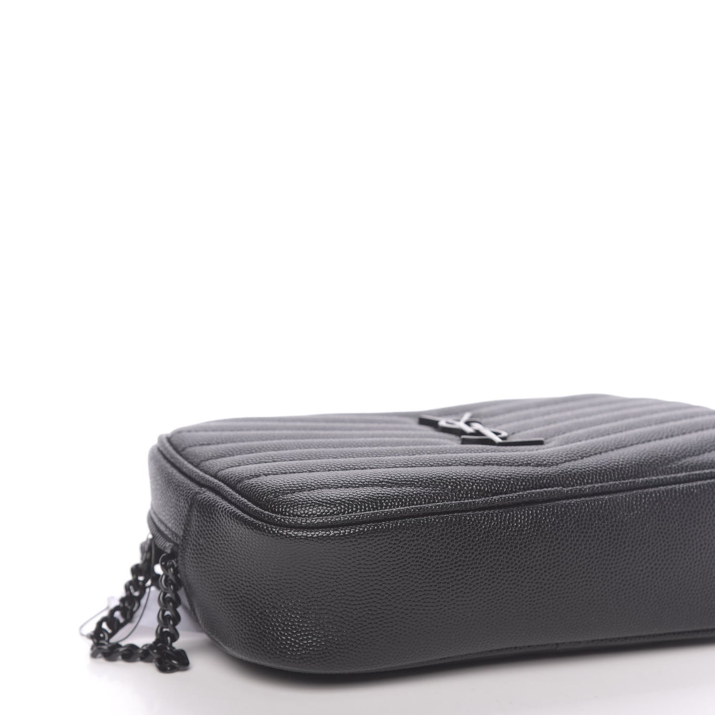 Grain De Poudre Matelasse Monogram Mini Lou Camera Bag Black