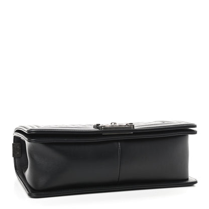 Chanel Calfskin Quilted Medium Boy Flap Black 4 of 9