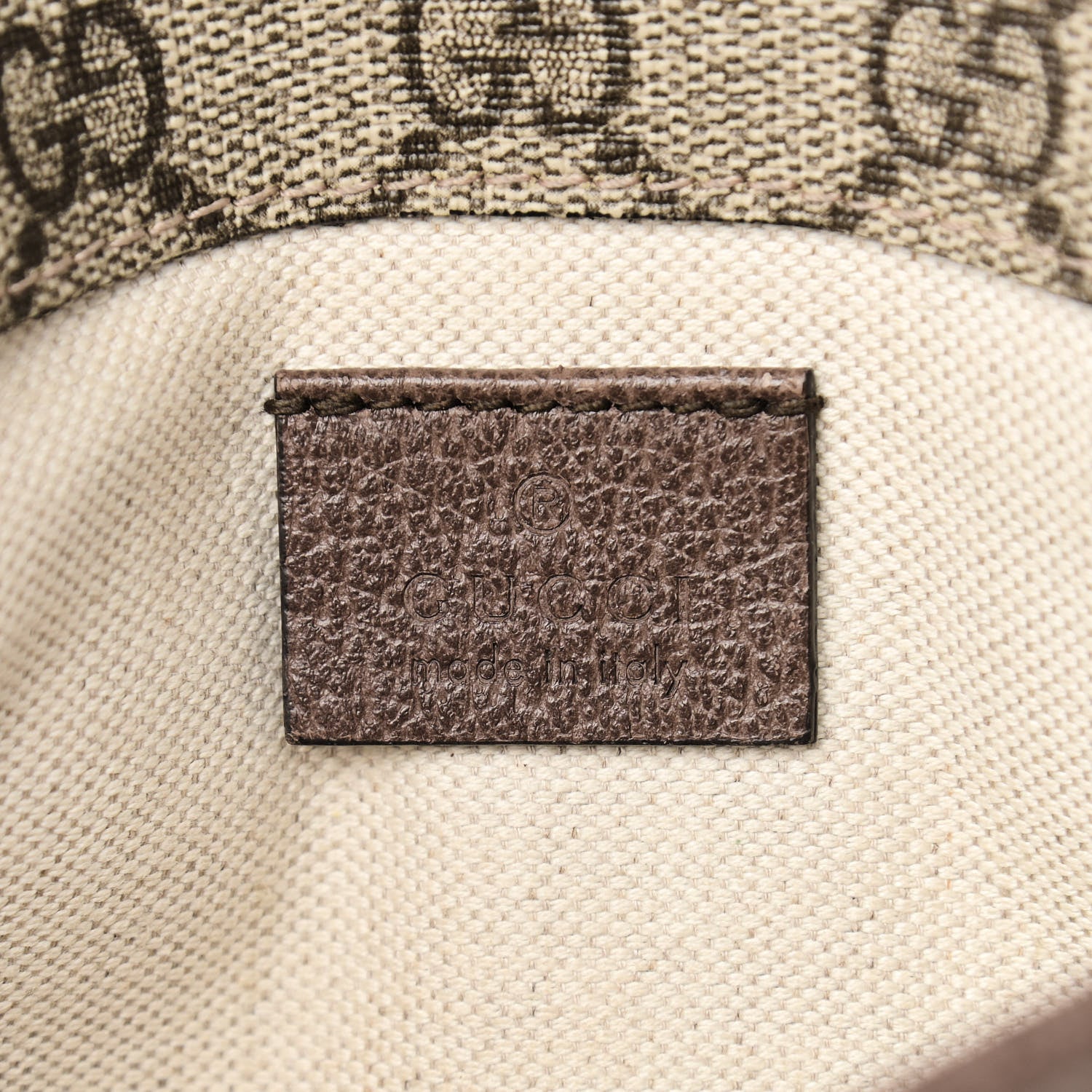 Gucci GG Supreme Monogram Neo Vintage Web Belt Bag Brown 7 of 13