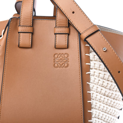 Loewe Calfskin Small Crochet Hammock Shoulder Bag Tan 6 of 8