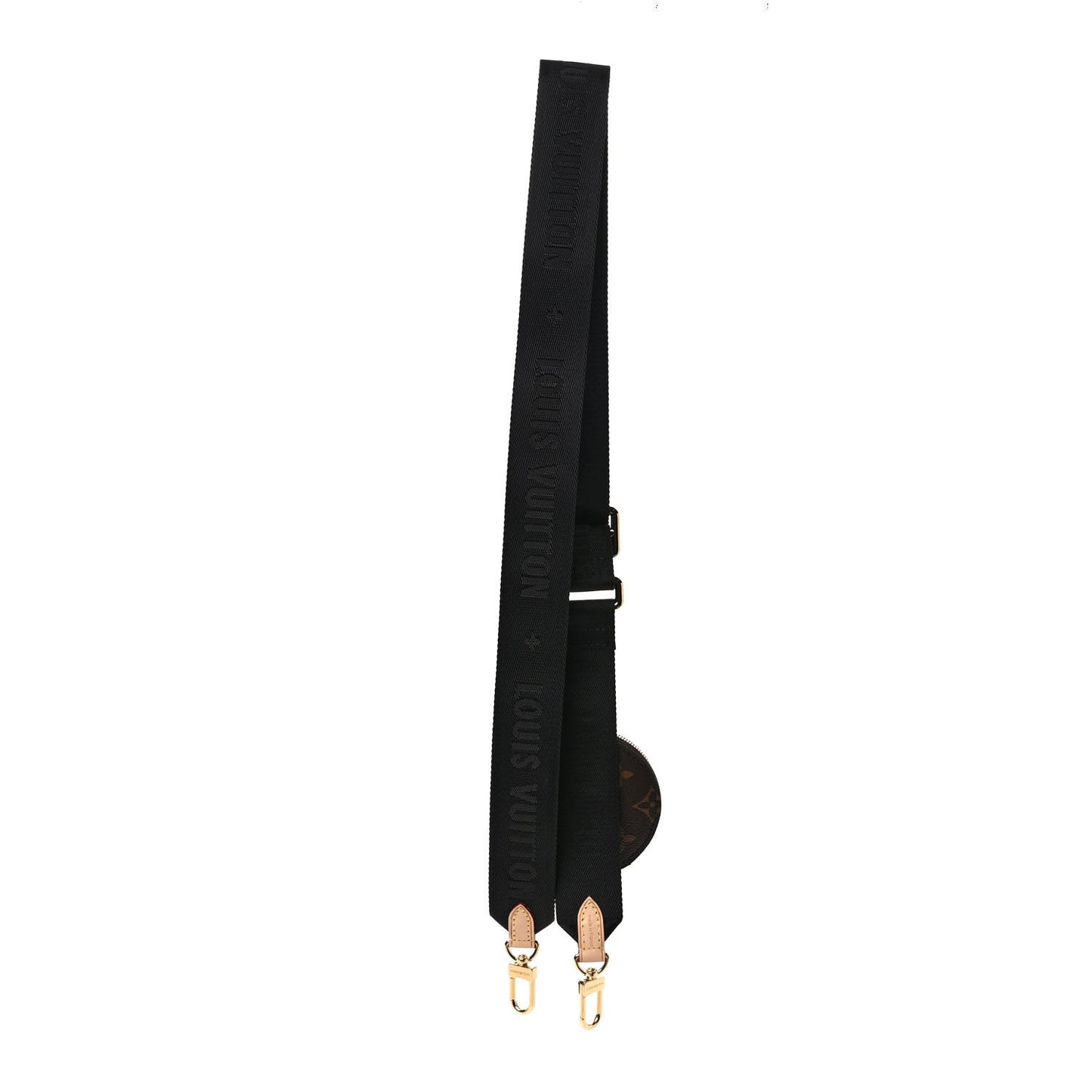 Monogram Multi Pochette Accessories Bandouliere Shoulder Strap Black