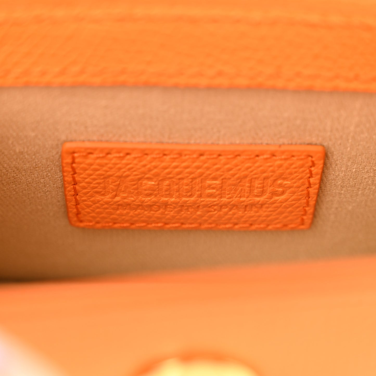 Grained Calfskin Le Chiquito Orange