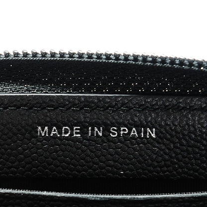Chanel Caviar Quilted Boy Small Zip Around Wallet So Black 7 of 8