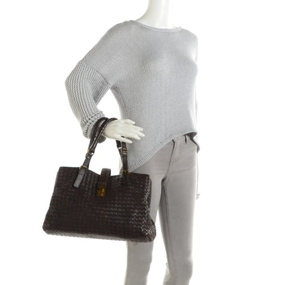 Bottega Veneta Nappa Intrecciato Medium Roma Tote Moro 2 of 10