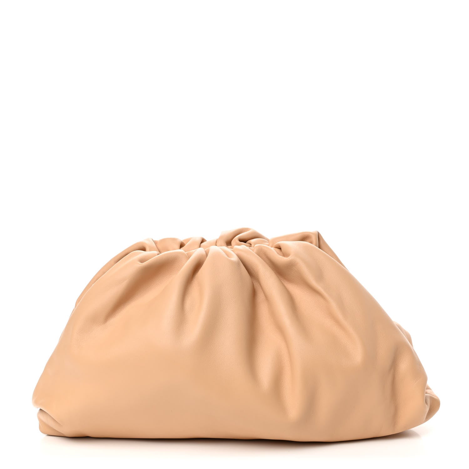 Bottega Veneta Smooth Butter Calf The Pouch Oversized Clutch Nude 1 of 8