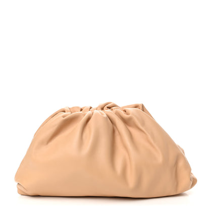 Bottega Veneta Smooth Butter Calf The Pouch Oversized Clutch Nude 1 of 8
