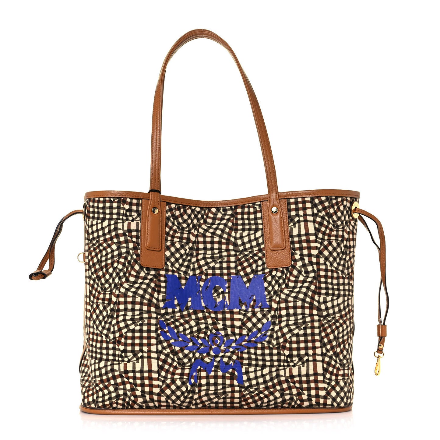 Visetos Medium Liz Reversible Shopper Tote Cognac