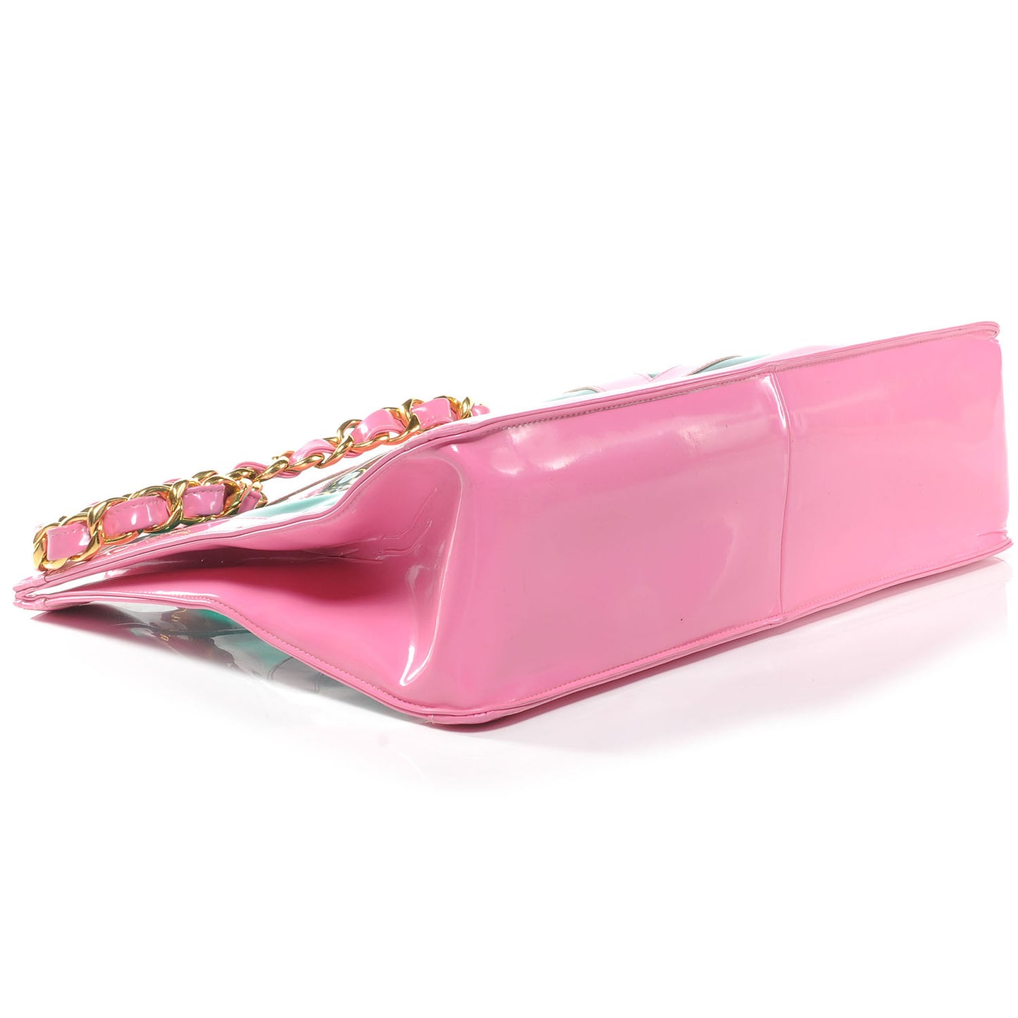 Vinyl CC Logo Tote Pink