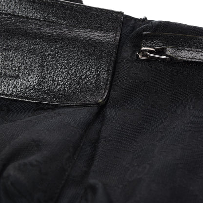 Gucci GG Monogram Double Pocket Belt Bag Black 9 of 18