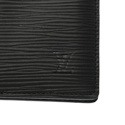 Louis Vuitton Epi Monogram Eclipse Pocket Organizer Black Blue 7 of 8