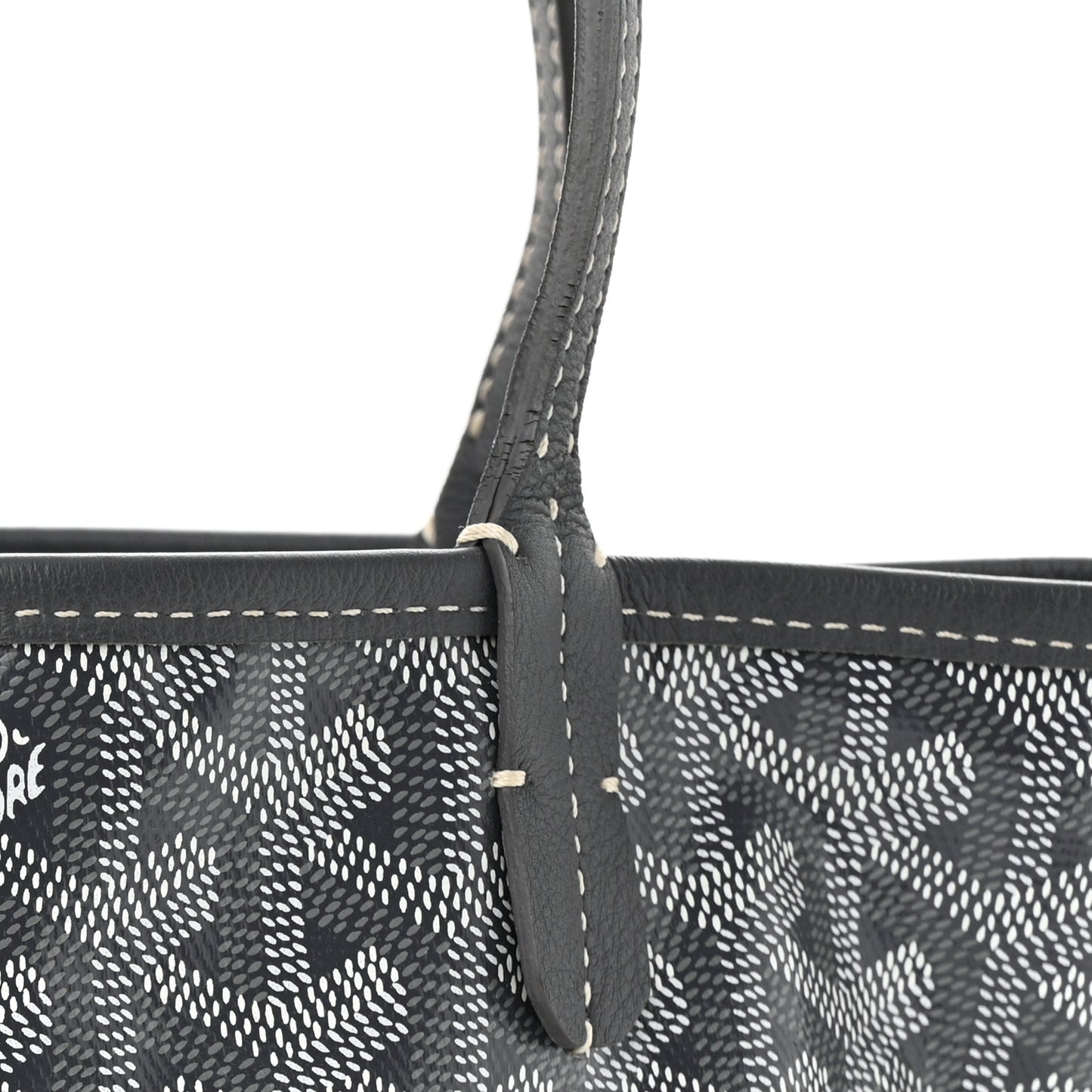 Goyardine Reversible Mini Anjou Grey