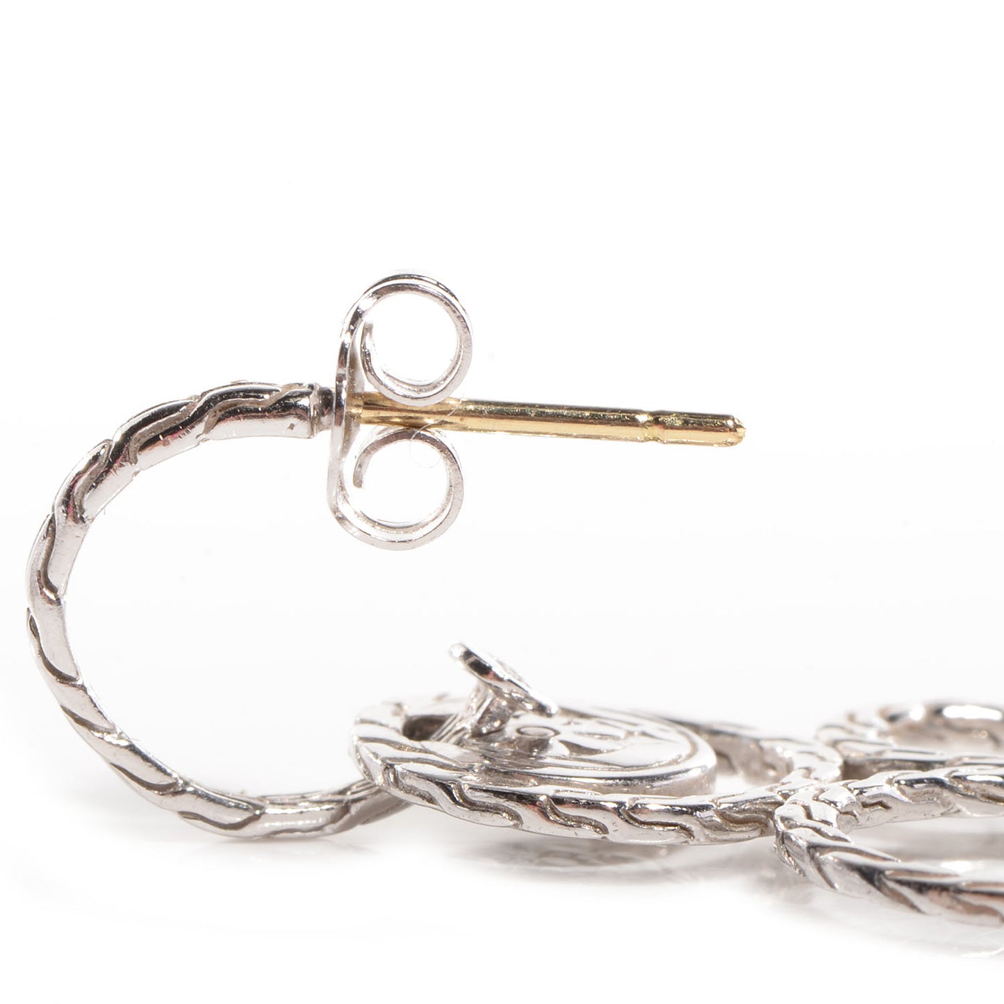 Sterling Silver Pave Diamond Chandelier Earrings