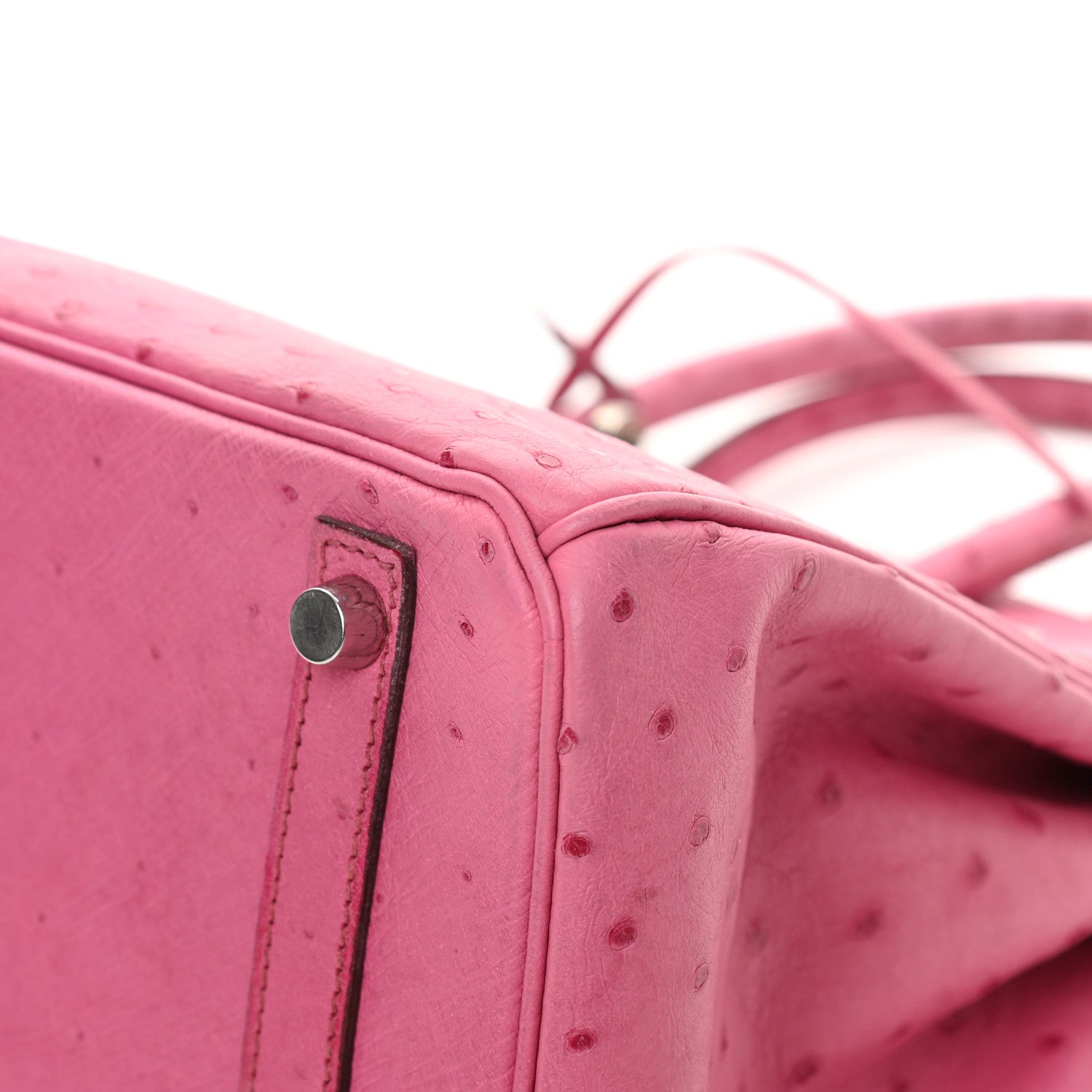 Hermes Ostrich Birkin 30 Fuchsia 9 of 14