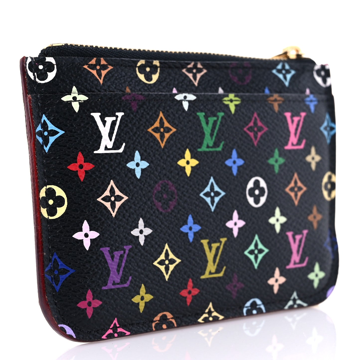 Monogram Multicolor Key Pouch Black Grenade