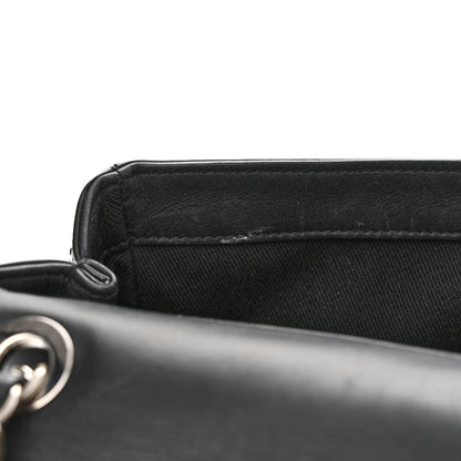 Chanel Patent Quilted Large Coco Shine Flap Black 13 of 13