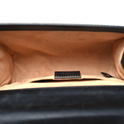 Gucci Guccissima Small Padlock Shoulder Bag Black 5 of 11