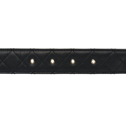 Chanel Lambskin Quilted CC Chain Belt 75/30 Black 3 of 8