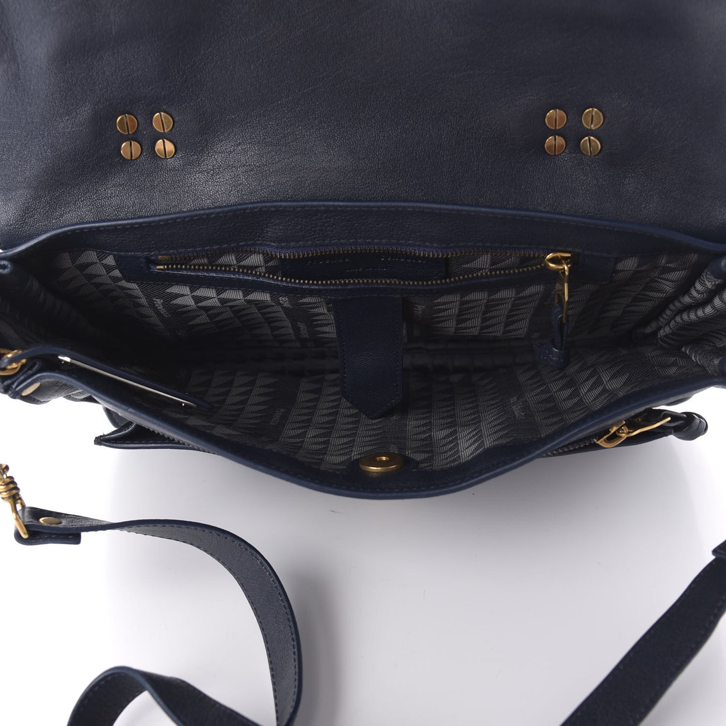 Lambskin Medium PS1 Satchel Midnight