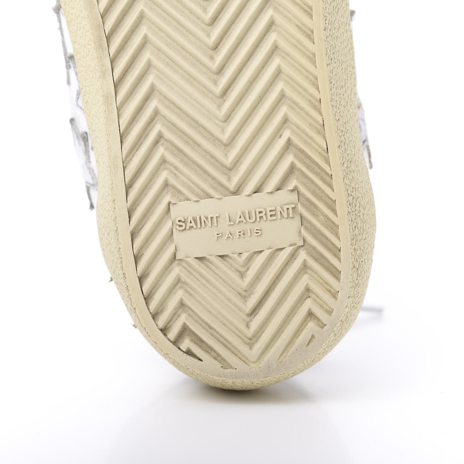Saint Laurent Nappa Star Court Sneakers 36.5 Off White 6 of 12