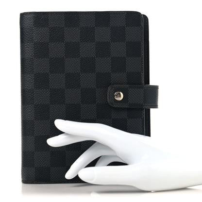 Louis Vuitton Damier Graphite Medium Ring Agenda Cover 2 of 6