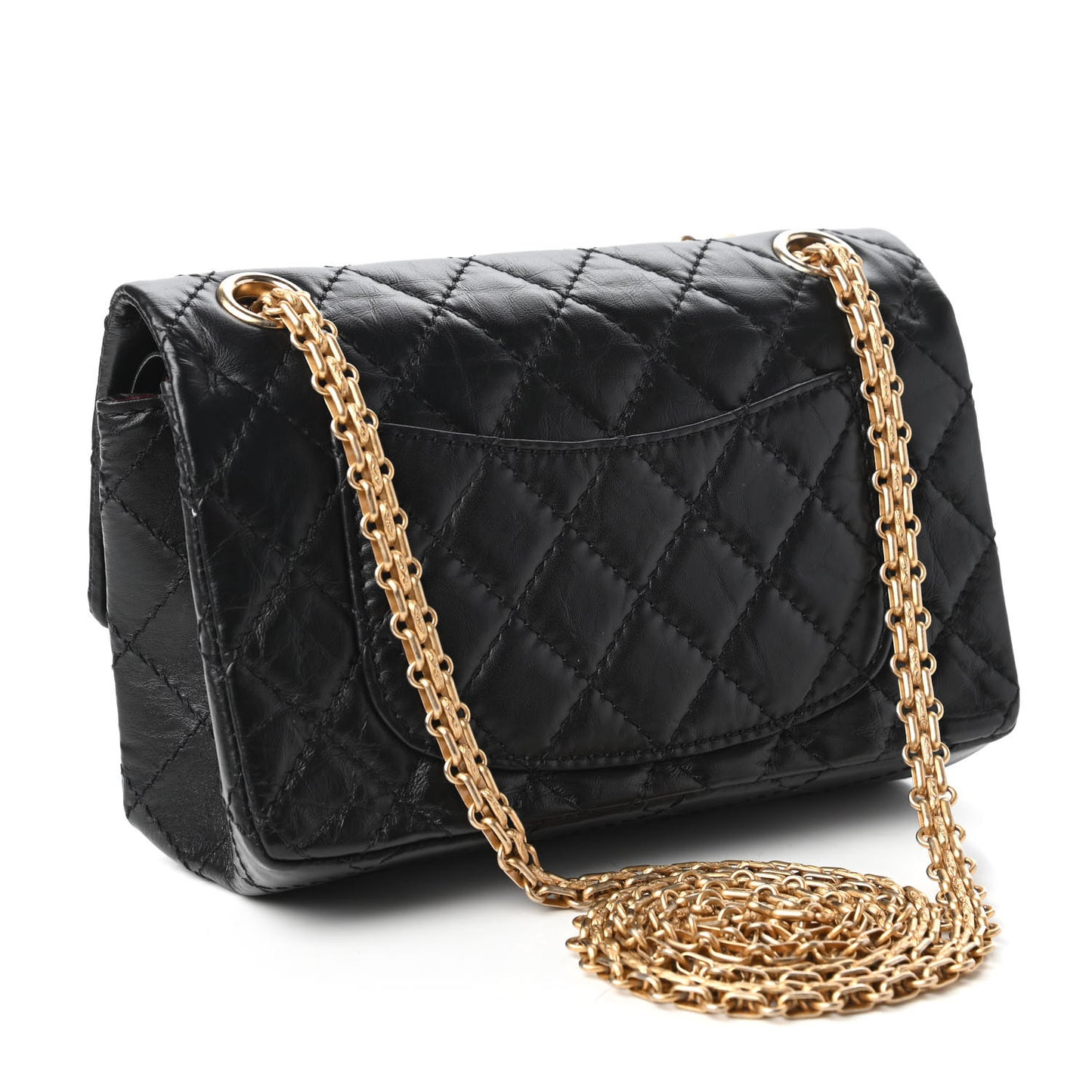 Aged Calfskin Lucky Charms 2.55 Reissue 224 Flap Black