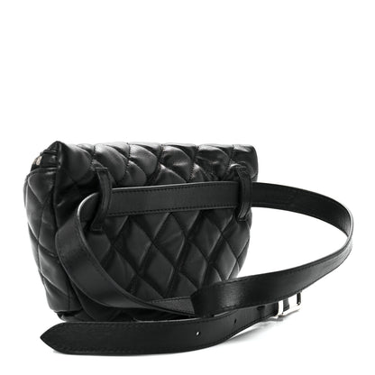 Chanel Calfskin Quilted Waist Belt Bag Black 2 of 11