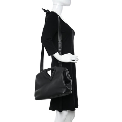Bottega Veneta Calfskin Large The Point Triangle Bag Black 2 of 11