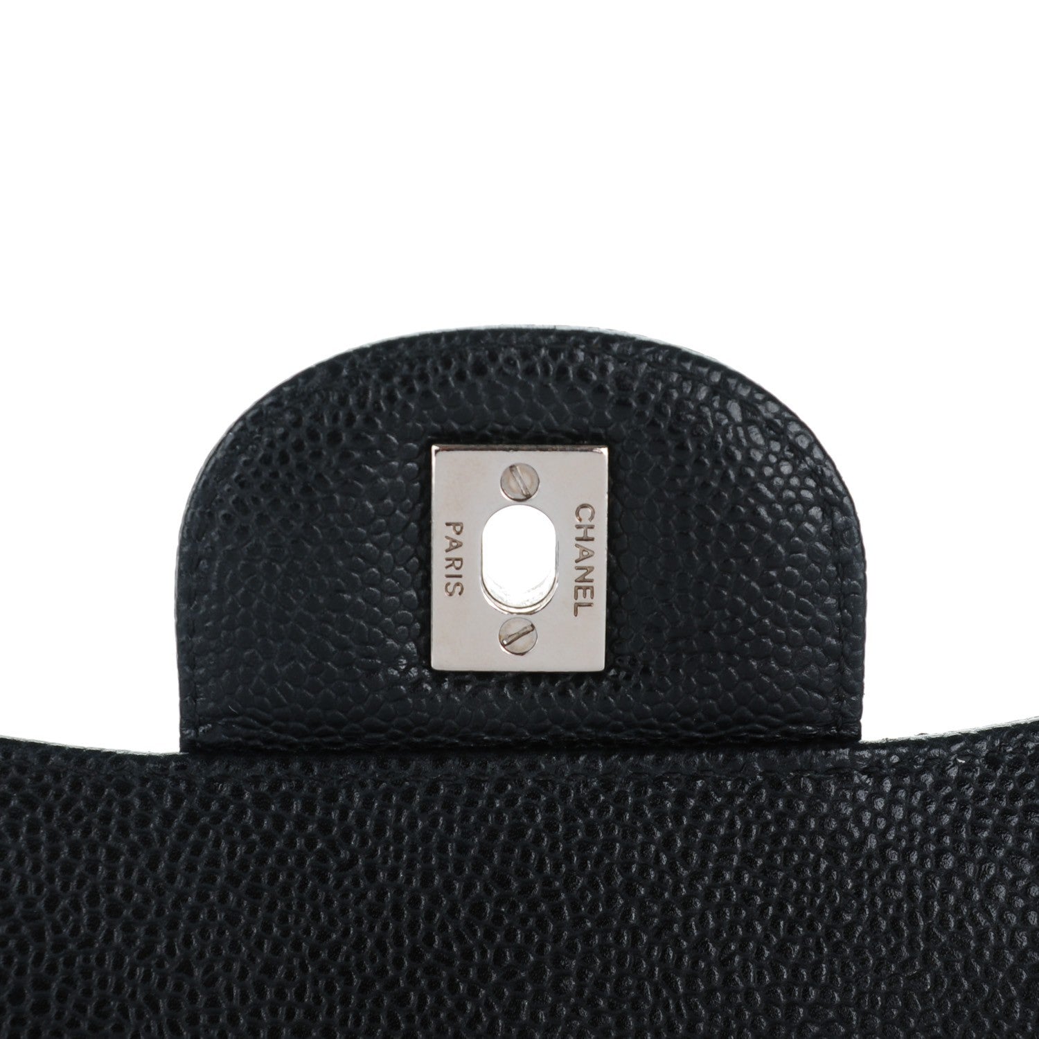Chanel Caviar Quilted Jumbo Single Flap Black 6 of 10