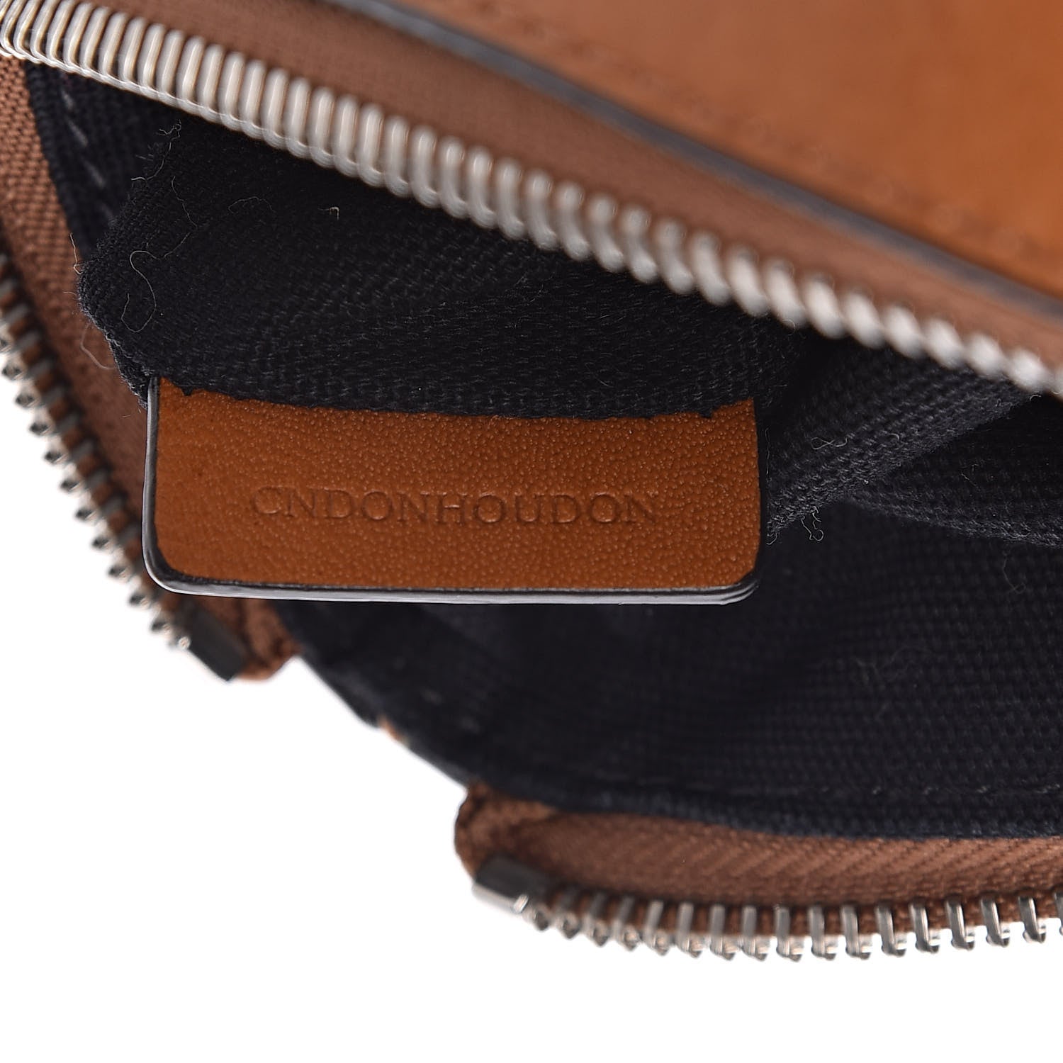 Burberry Mega Check Peyton Crossbody Clutch Bag Saddle Brown 9 of 12