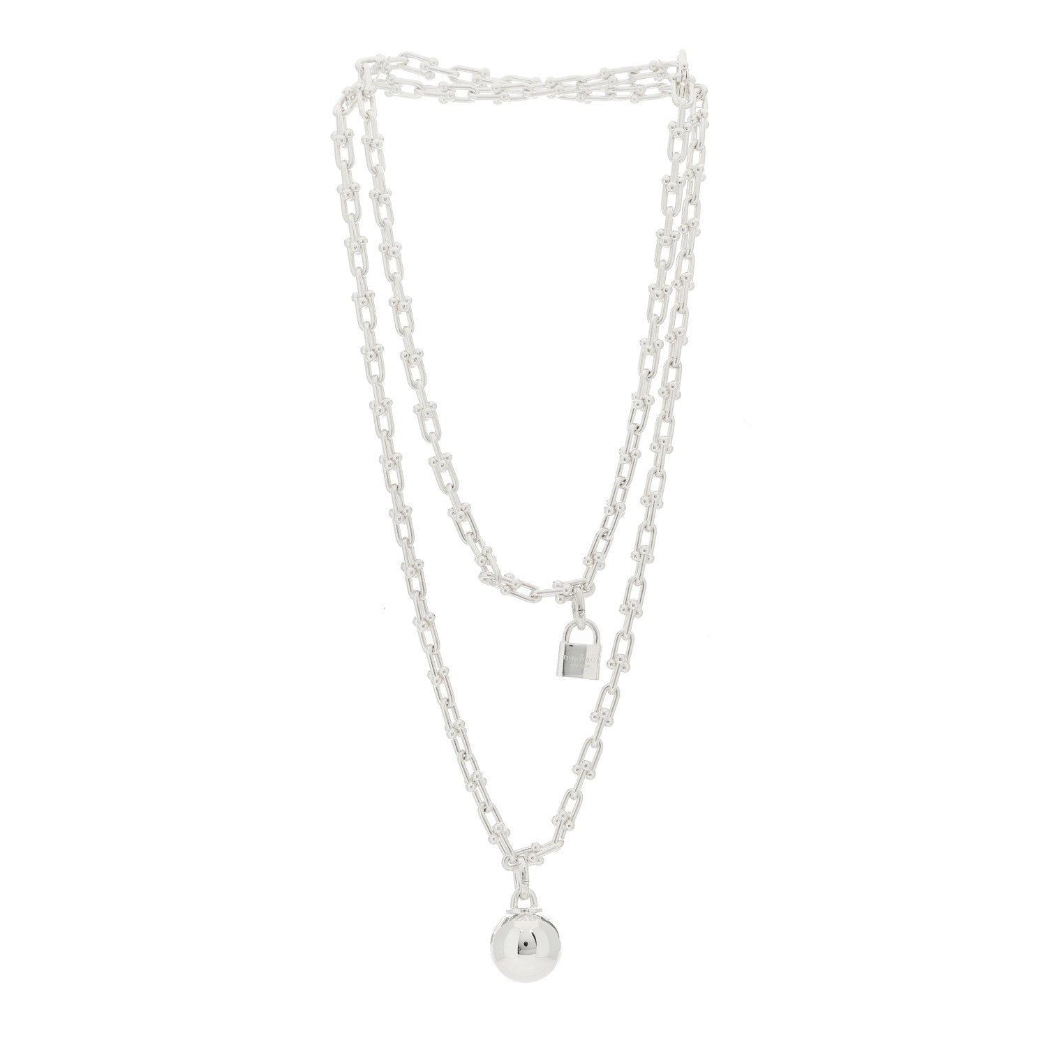 Tiffany Sterling Silver HardWear Wrap Necklace 3 of 7