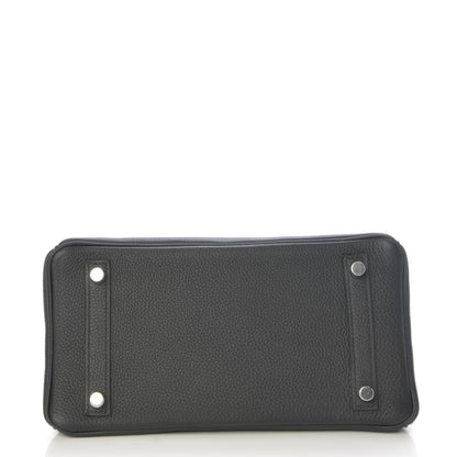 Hermes Togo Birkin 25 Black 6 of 34