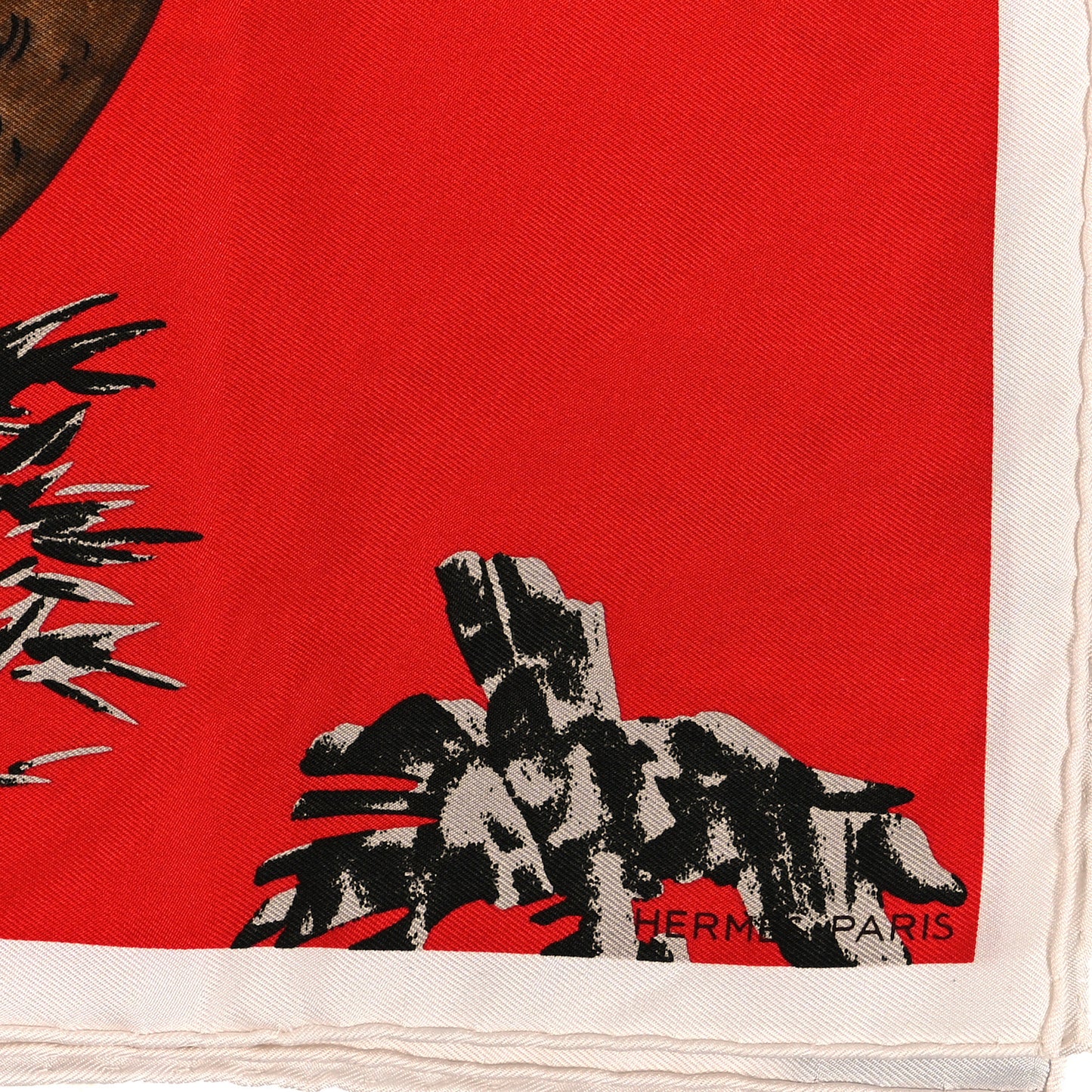 Silk Les Tigreaux Pocket Square
