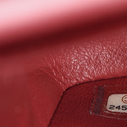 Chanel Caviar Quilted Jumbo Double Flap Red 7 of 14