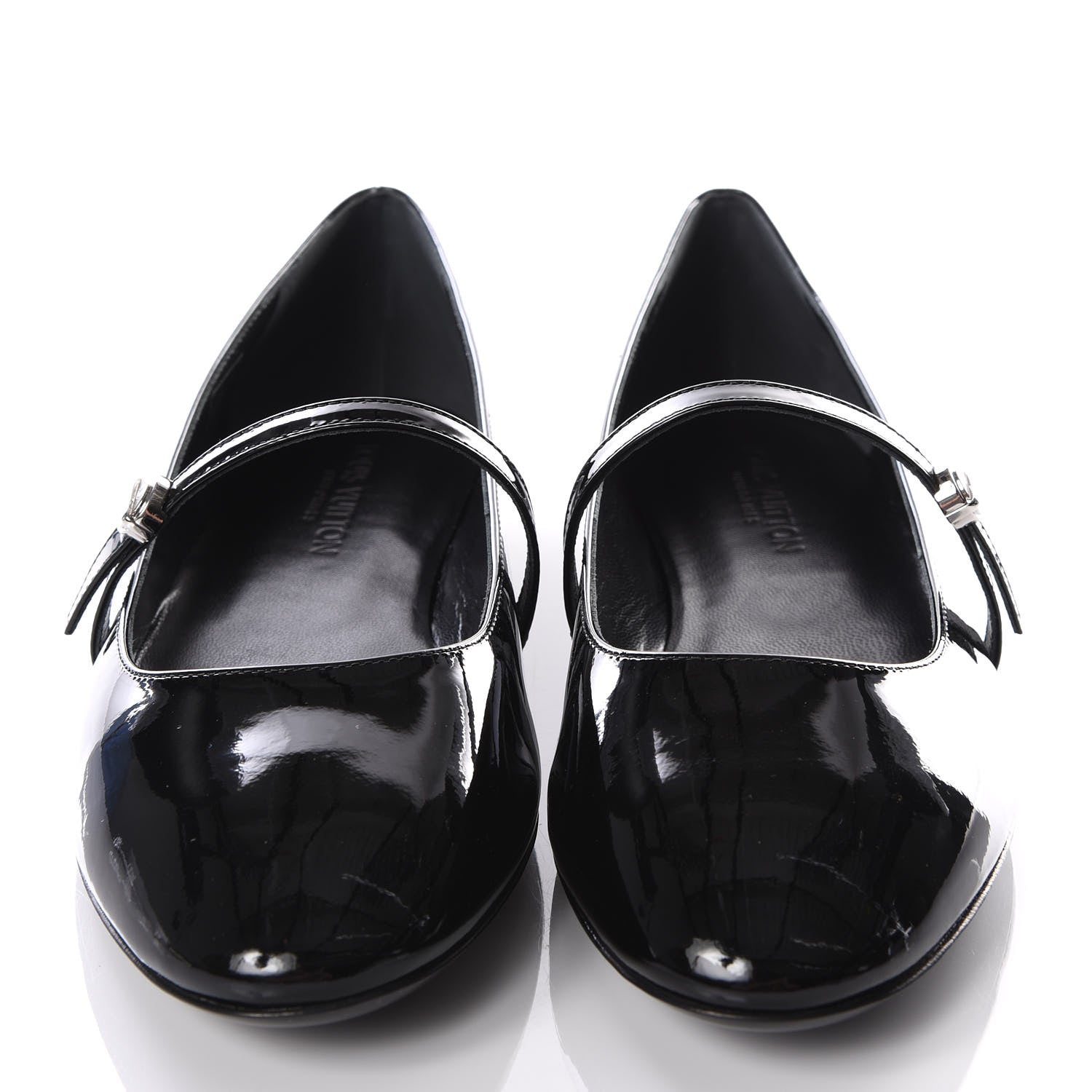 Louis Vuitton Patent Uniformes Ballet Flats 37.5 Black 3 of 8