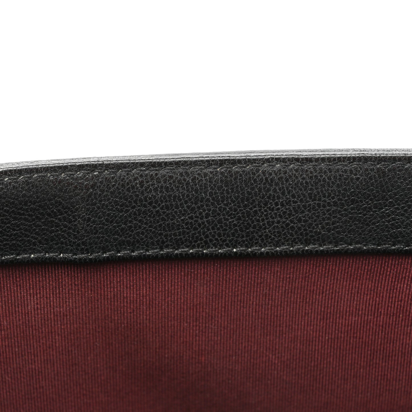Goatskin Quilted Patent Medium Duo Boy Flap Black