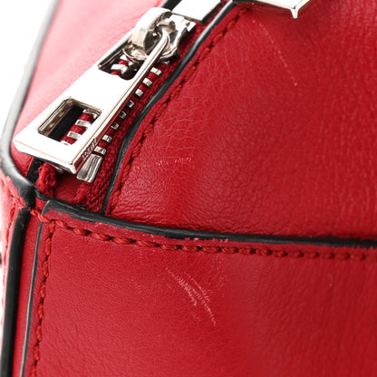 Loewe Calfskin Zipper Puzzle Bag Red 12 of 15