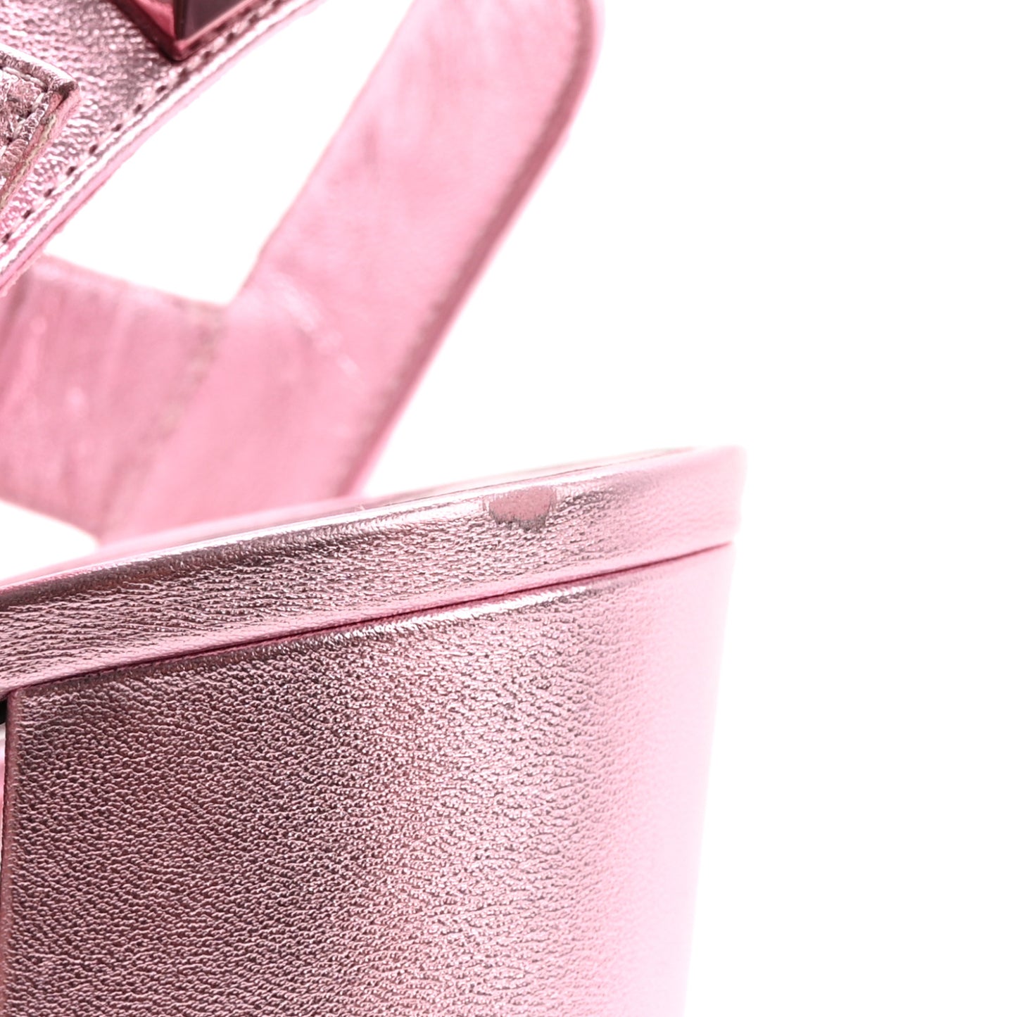 Metallic Nappa Roman Stud 60mm Sandals 37 Giacinto