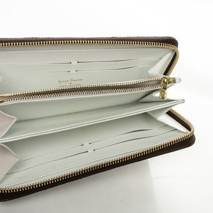 Louis Vuitton Monogram Kusama Pumpkin Dots Zippy Wallet White 5 of 7