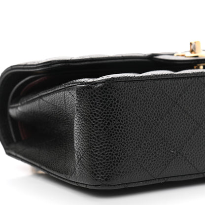 Chanel Caviar Quilted Small Double Flap Black 9 of 12