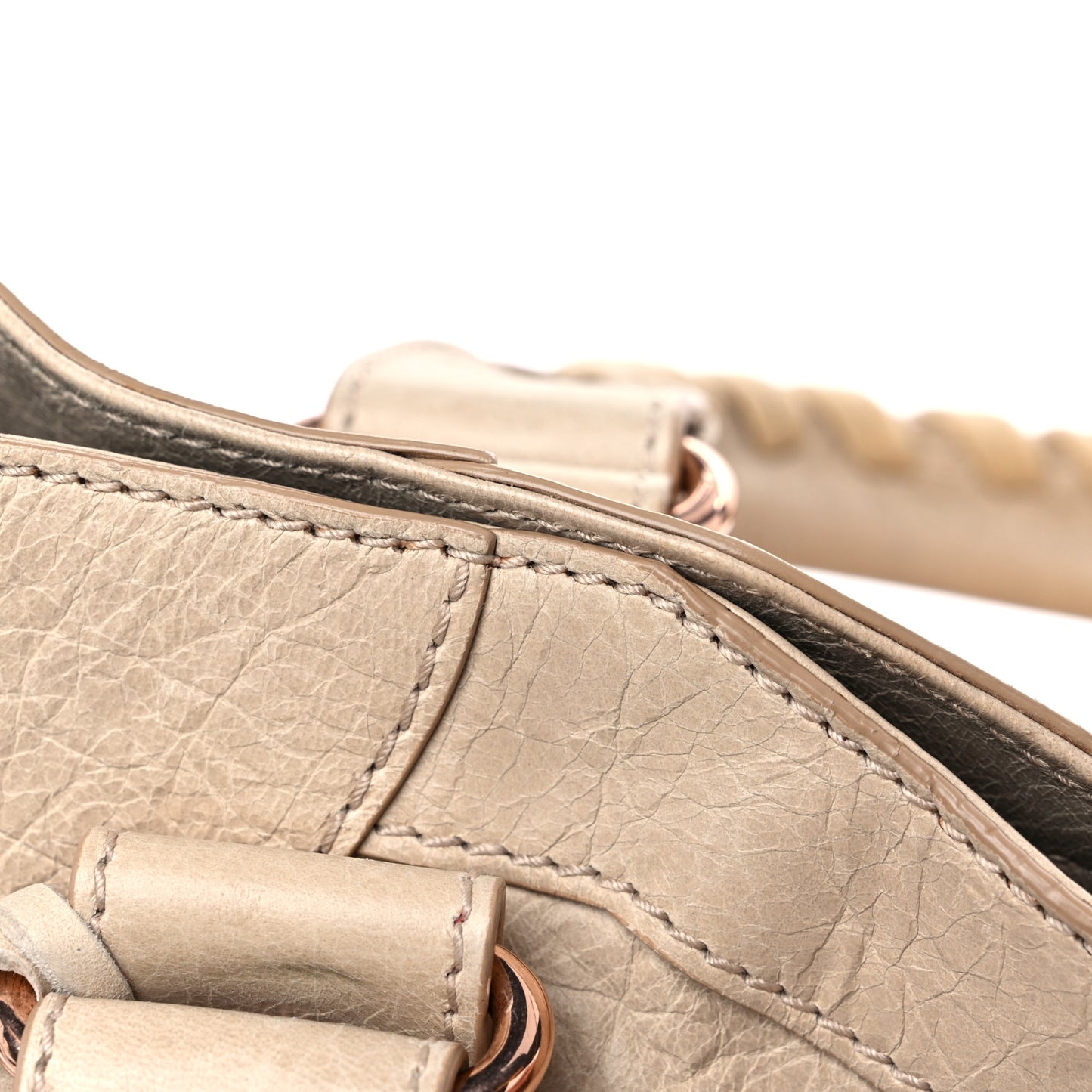 Agneau Giant 21 Rose Gold Hardware City Praline