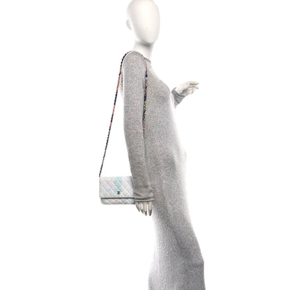 Chanel Canvas Quilted Jungle Jeans Wallet on Chain WOC Multicolor 2 of 11