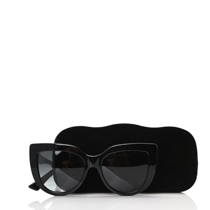 Gucci Cat Eye Sunglasses GG0164S Black 8 of 8